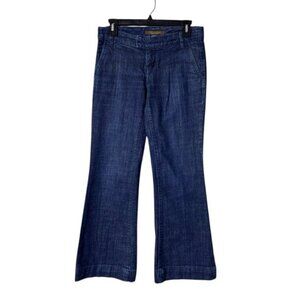 The Limited Women Flare Jeans Size 4 Classy Wide Leg Low Rise Y2K Retro Hippie